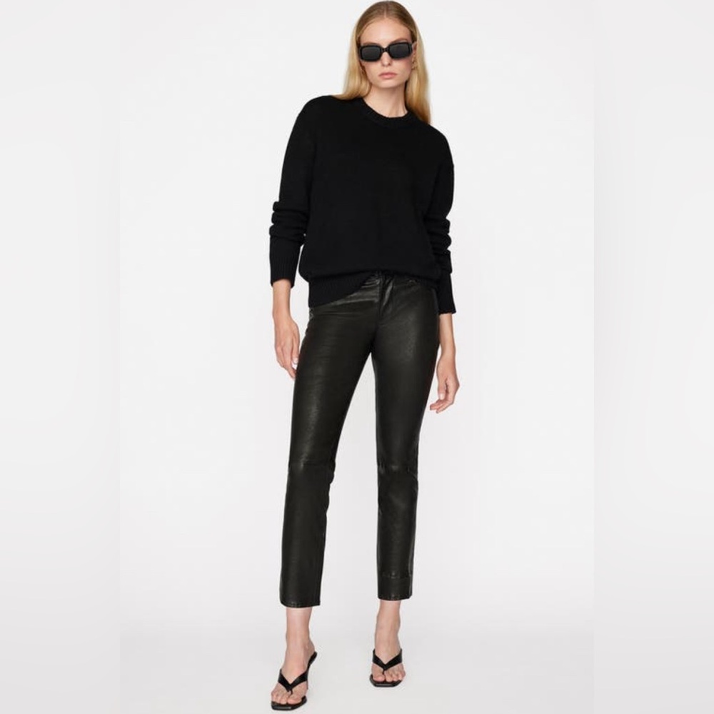 FRAME
Le High Ankle Straight Leg
Leather Jeans - Picture 5 of 7